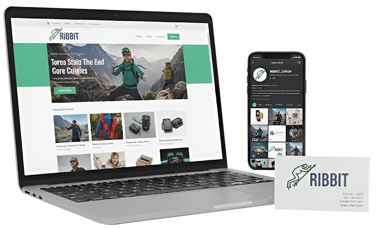 RIBBIT Launch Package Mockup